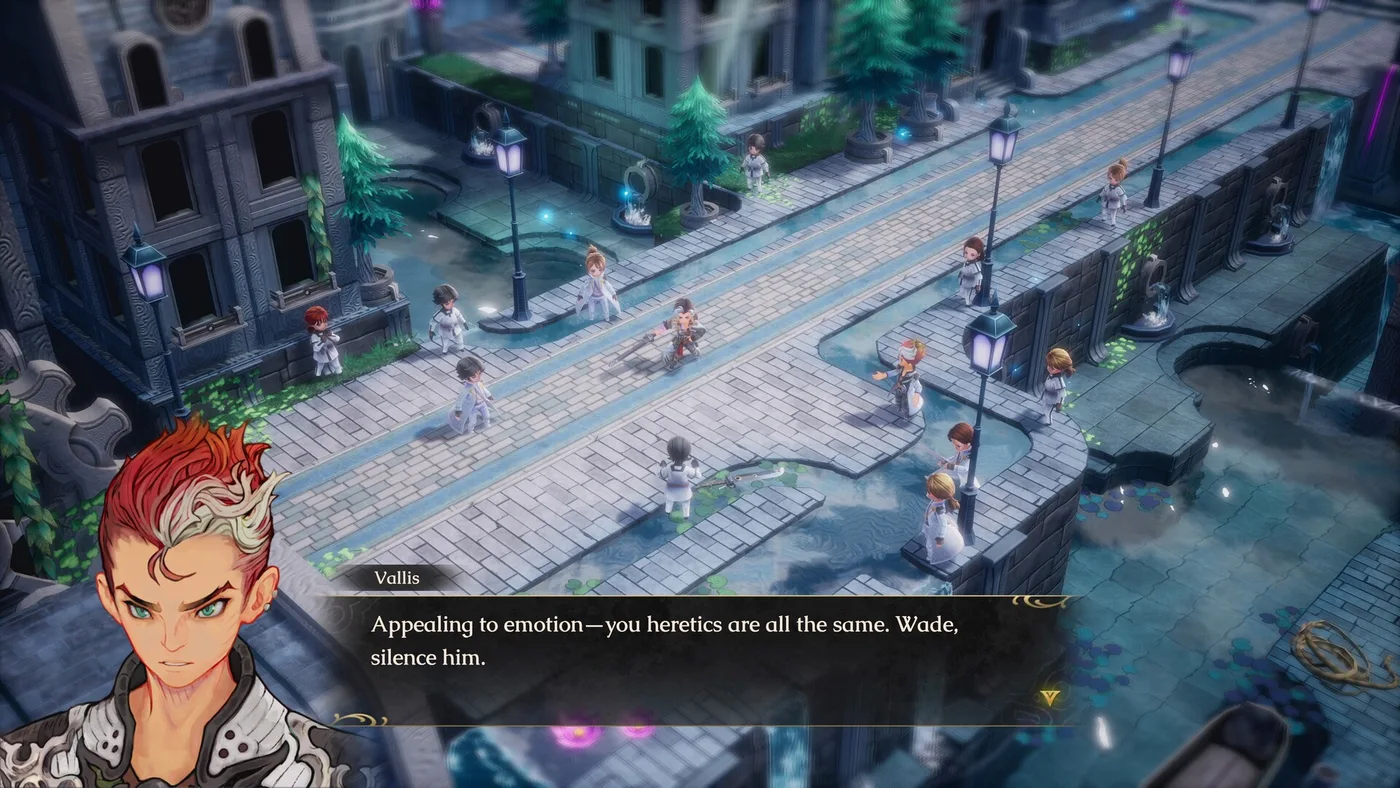 Wade and Vallis in an official story screenshot.